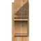 Ekena Millwork Olympic Rough Sawn Arts and Crafts Outlooker, Western Red Cedar, 8"W x 18"D x 18"H OUT08X18X18OLY03RWR - alternate 2